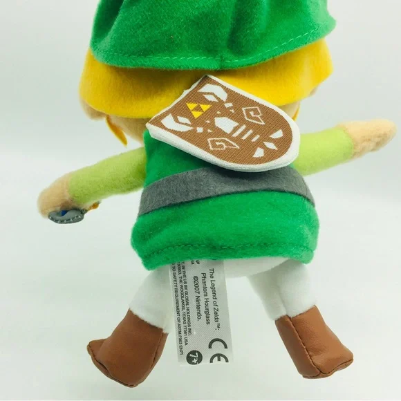 Nintendo Legend of Zelda Toon Link 7.5" Plush Figure The Phantom Hourglass 2011 - Picture 6 of 7